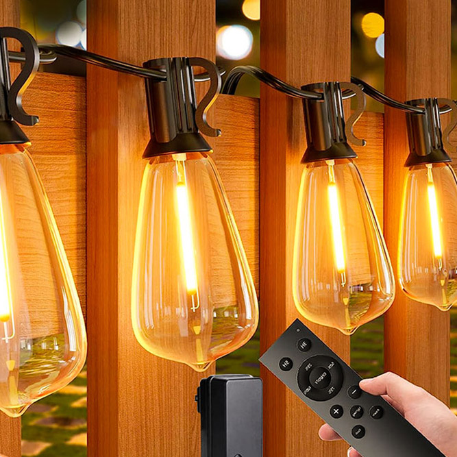 ST38 LED Solar String Light For Garden