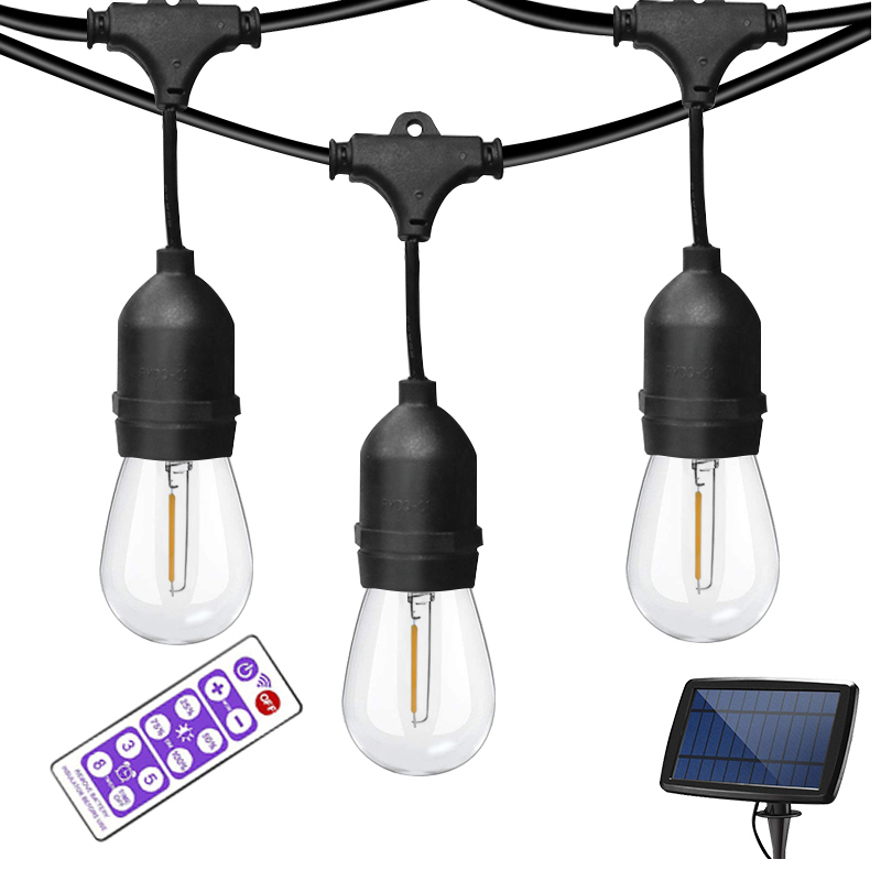 S14 Solar LED String Lights