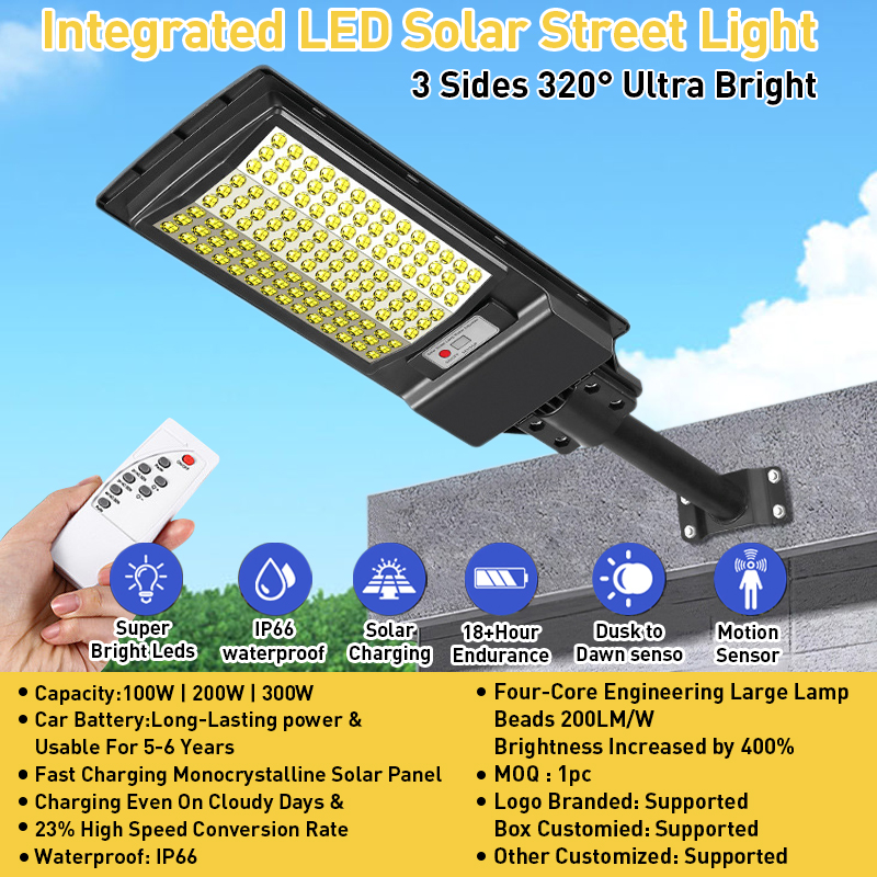 Integrated LED Solar Street Light